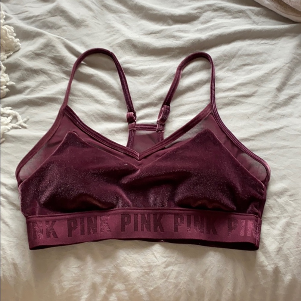 Purple Victoria Secret Mesh Bralette